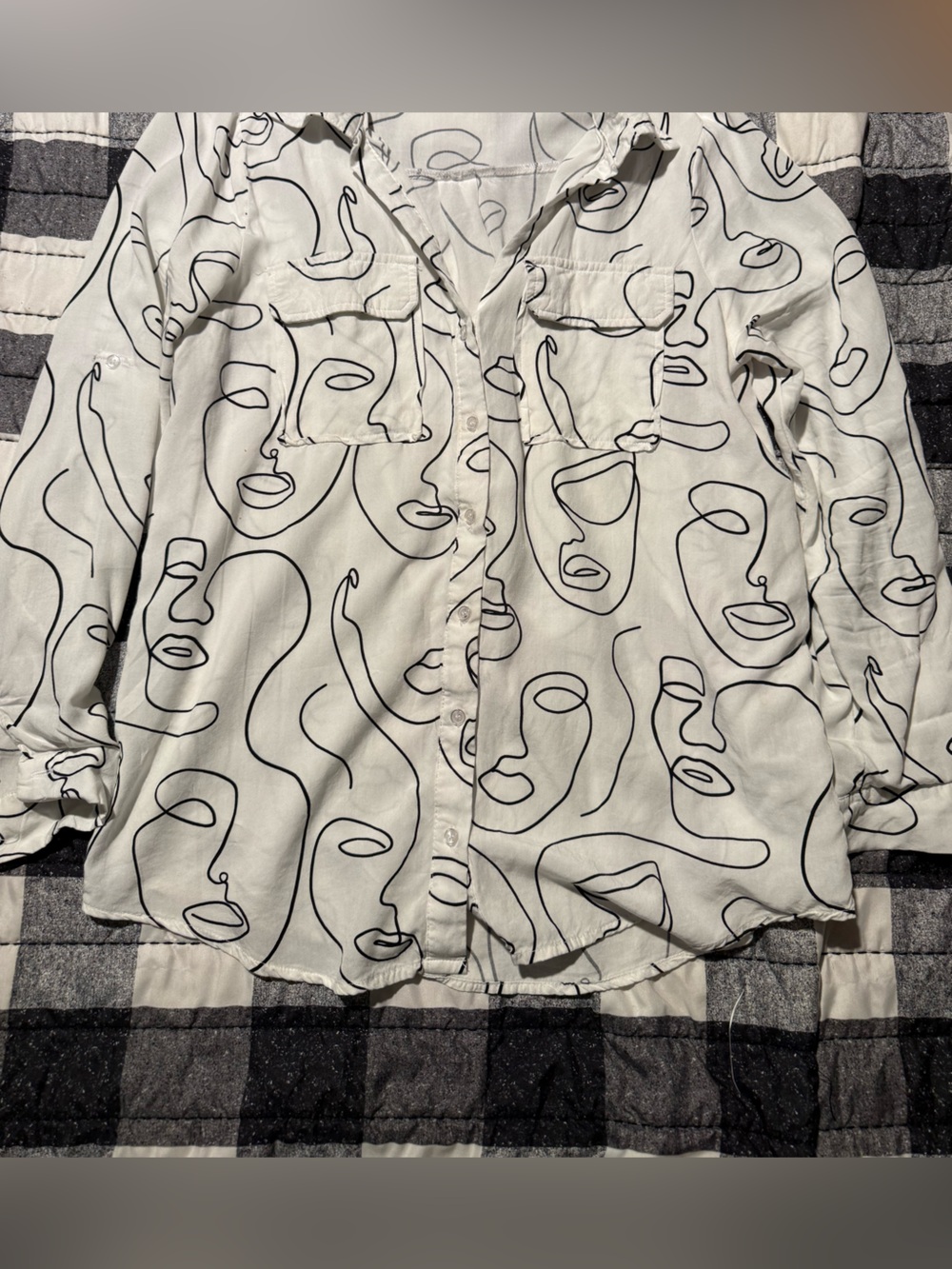Abstract Blouse